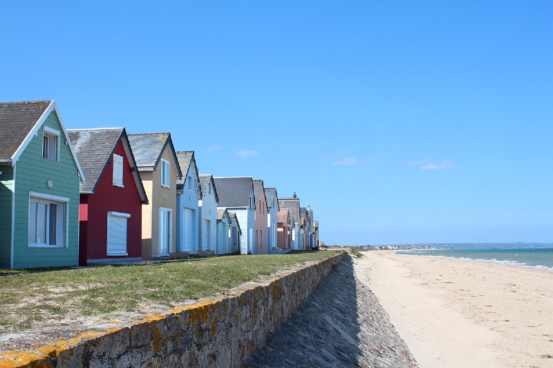 Cabanes Ravenoville jardin manche