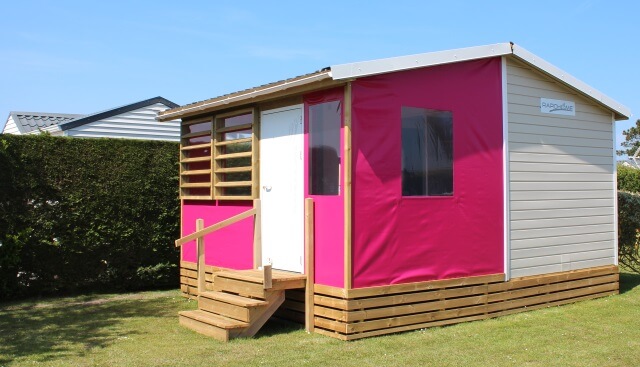 Hébergements tihome au Camping Cormoran hébergement randonneur Normandie