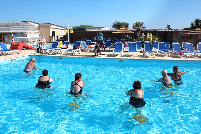 Campingplatz Unterhaltung Schwimmbad Normandie