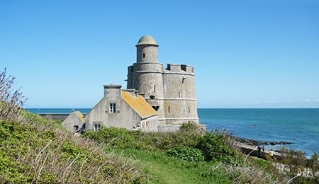 tatihou island in front of Saint Vaast la Hougue