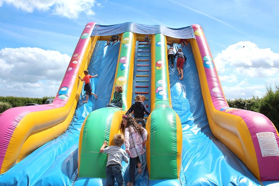 french campsite with children playgrounds