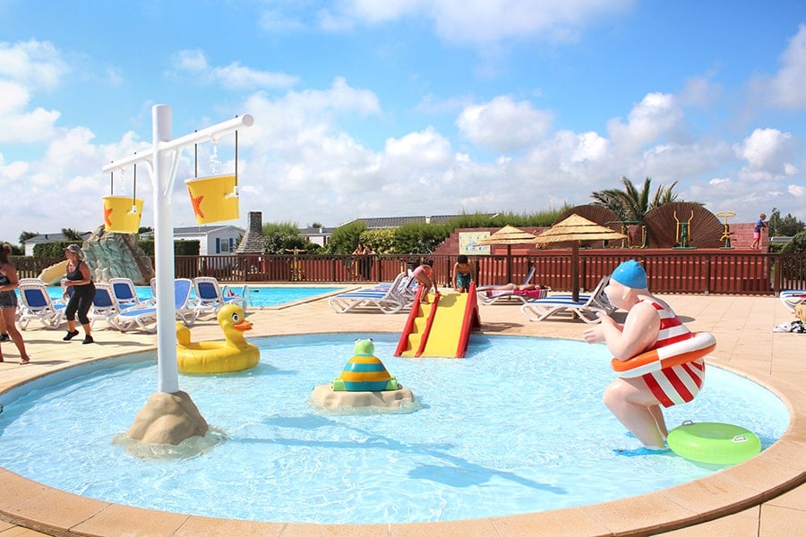 Piscine pour enfants camping Normandie