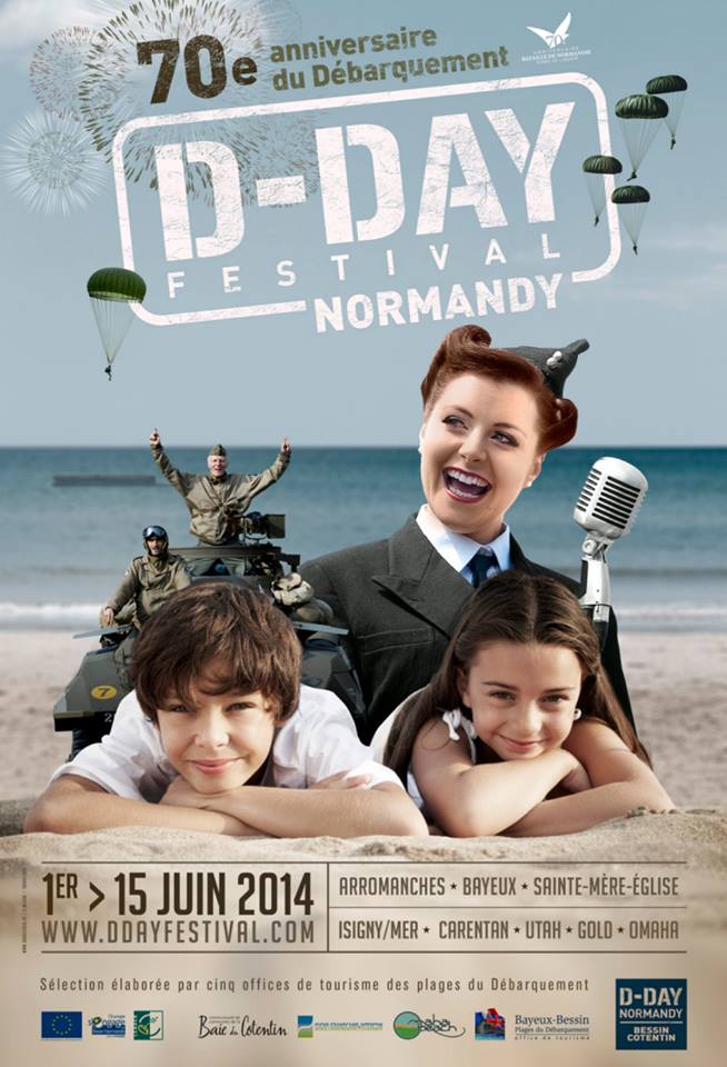 Official poster of 70th anniversary of D-Day landing