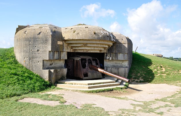 D-Day German battery