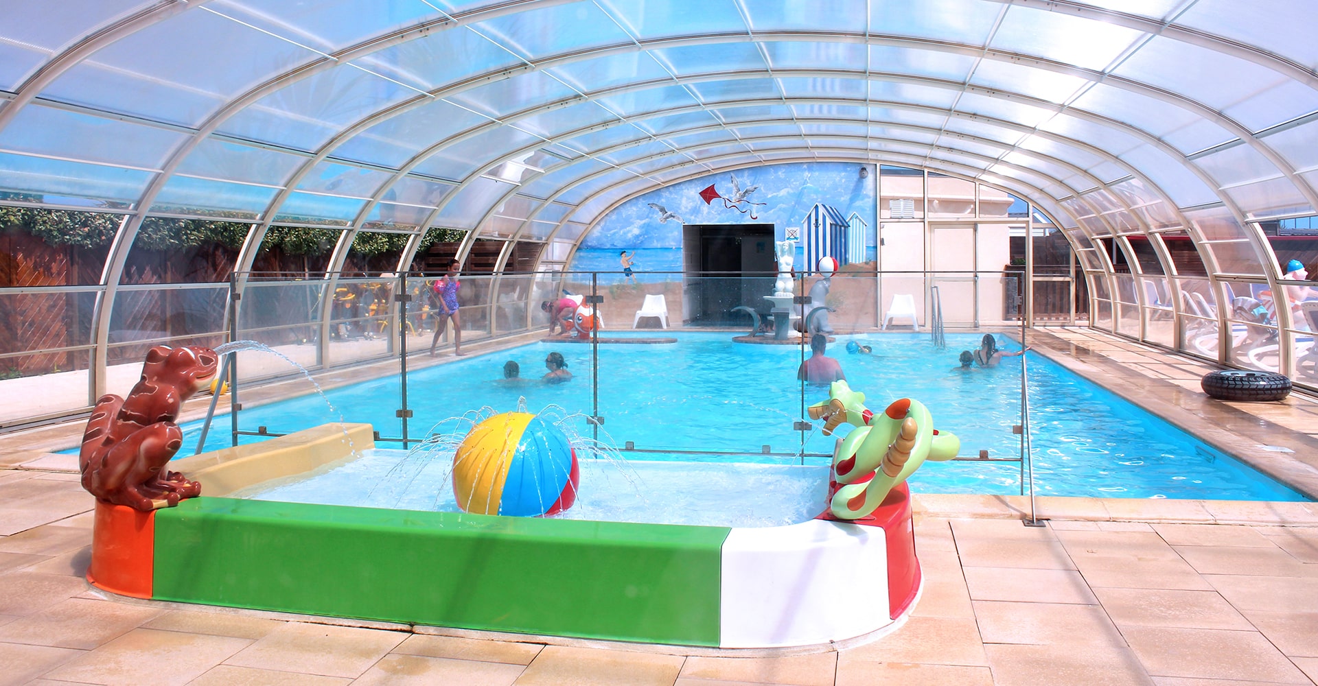 Camping normandie piscine couverte