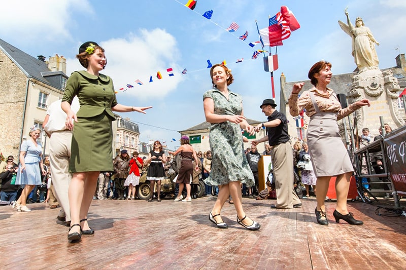 camping dday festival utah beach