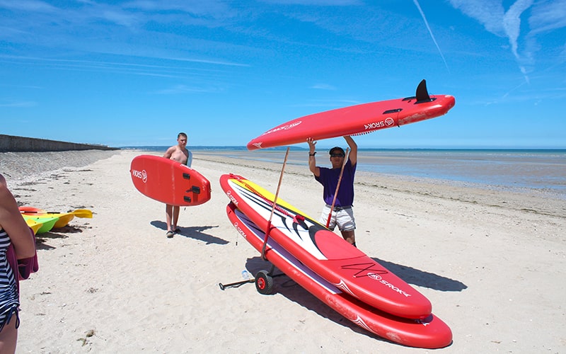 camping normandie paddle mer paddle camping normandie