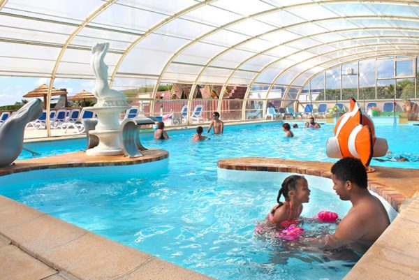 Camping Normandie Piscine Couverte  Le Cormoran 5 étoiles