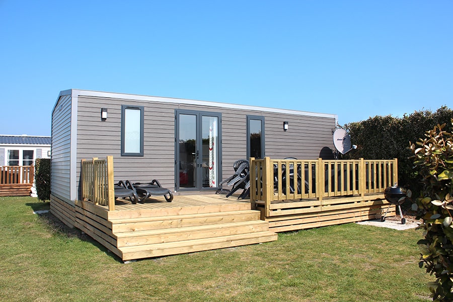 location mobil home 3 chambres normandie Stacaravan met 3 slaapkamers in Normandië