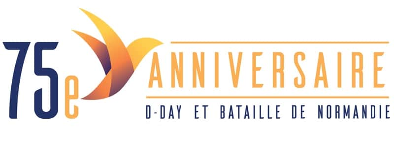 logo 75e anniversaire du débarquement