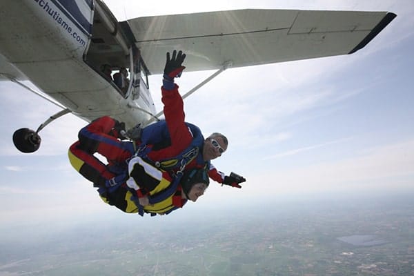 parachutisme saut tandem