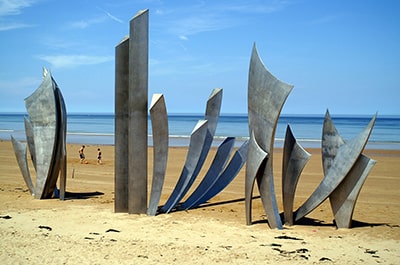 plage omaha beach normandie